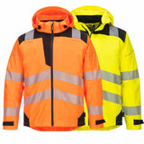 Hi-Vis Extreme Rain Jacket Waterproof and Breathable
