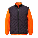 Portwest RT27 Hi Vis 7-in-1 Traffic Jacket Orange Railway Spec