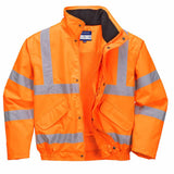 Orange Hi-Vis Breathable Mesh Lined Jacket