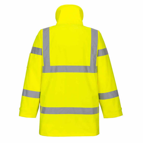 Portwest S590 Hi Vis Class 4 Rain Jacket Waterproof Breathable Parka