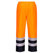 Orange Hi Vis Trousers Winter Waterproof Hi Vis Over Trousers