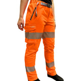 Leo Workwear Starcross Women's Hi Vis Trousers Stretch Railway Compliant