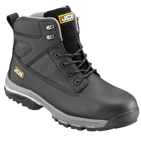 JCB FastTrack Safety Boot Black S3 Steel Toe Waterproof Work Boot