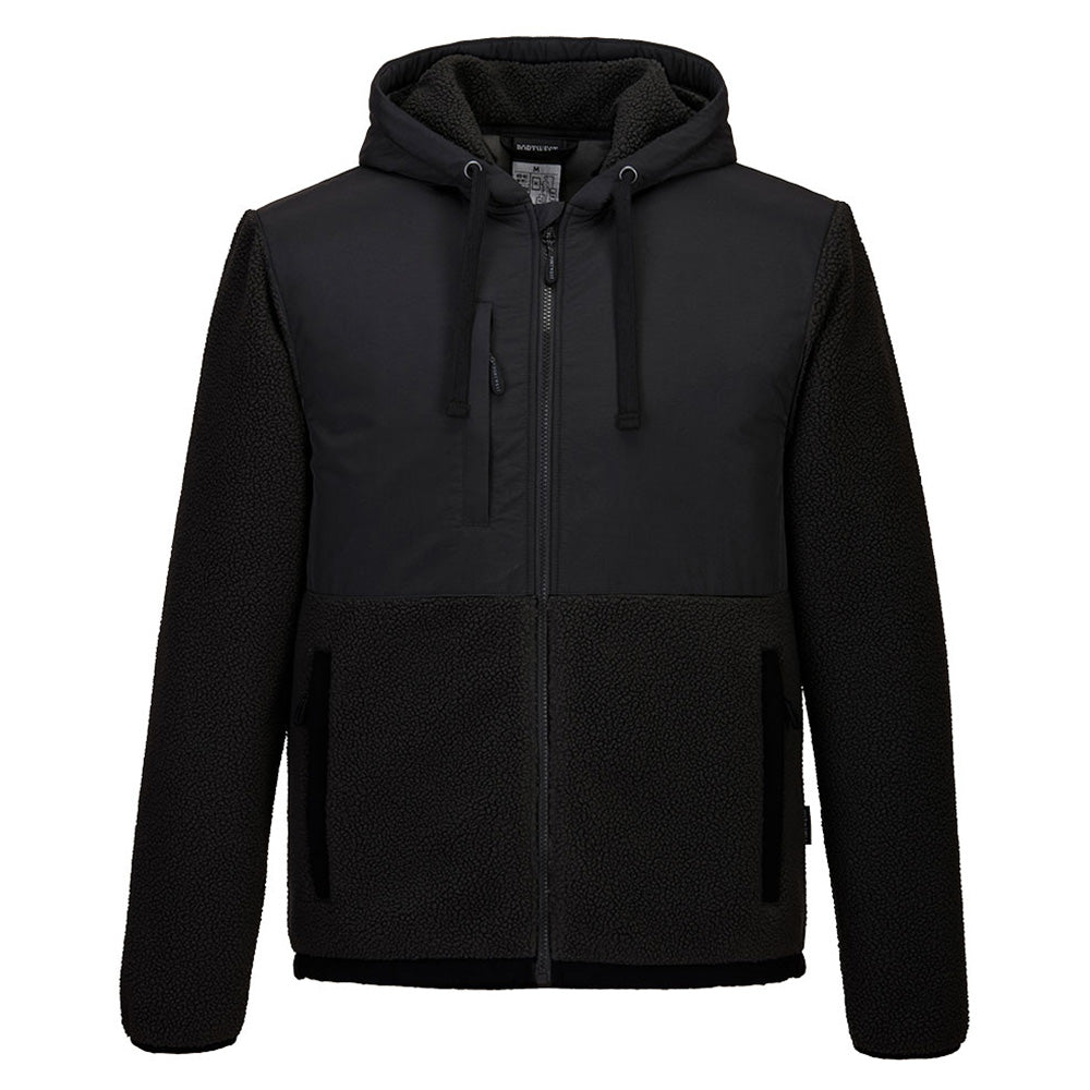 Portwest KX371 Borg Fleece Jacket Reinforced Shoulders Workwear