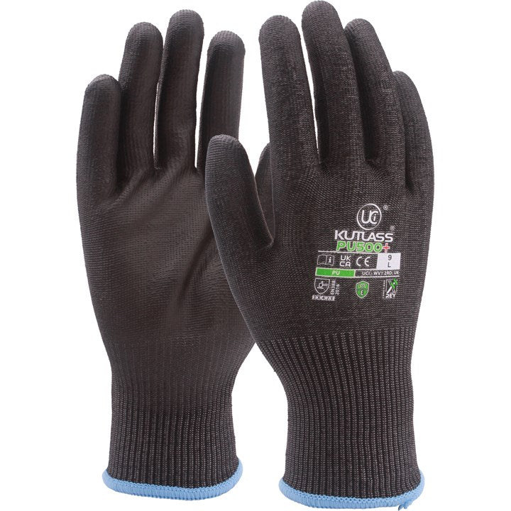 Kutlass PU500+ Cut Level E Gloves XREY Steel-Free Work Gloves