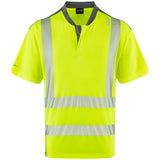 Leo Workwear Hi Vis T-Shirt COOLMAX Yellow or Orange ISO 20471