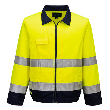 Portwest Madrid Hi-Vis Jacket Orange or Yellow Texpel Stain Resistant TX70