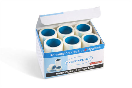 Click Medical Microporous Tape 2.5cm x 10m Box of 12 Rolls