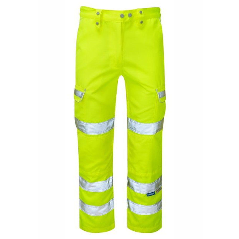 Pulsar Protect Women's Hi Vis Combat Trousers Yellow EN ISO 20471