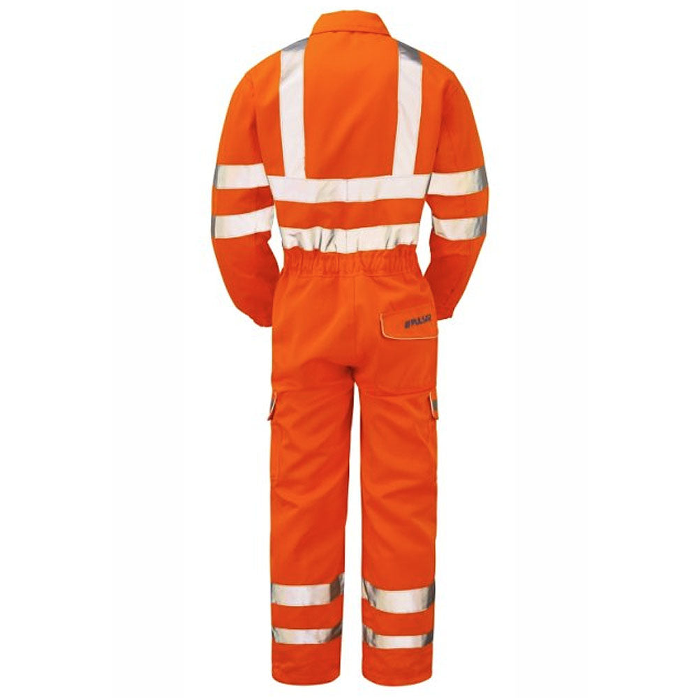 Pulsar Hi Vis Combat Coverall Yellow EN ISO 20471 Class 3 Teflon Treated
