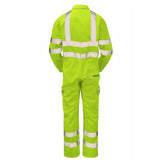 Pulsar Hi Vis Combat Coverall Yellow EN ISO 20471 Class 3 Teflon Treated