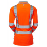 Pulsar Protect Women's Hi Vis Long Sleeve Polo Shirt Yellow or Orange Railway Certified