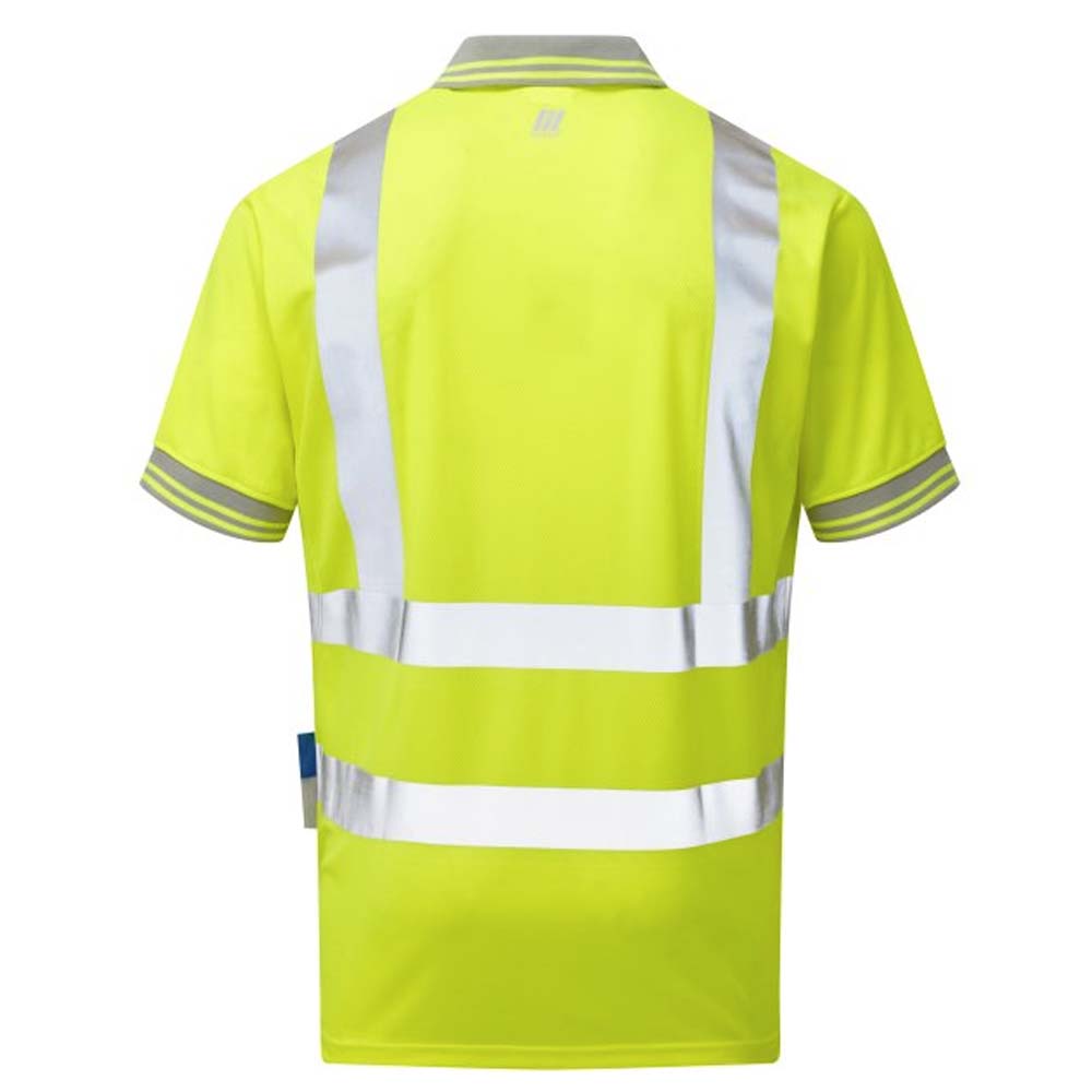 Pulsar Protect Hi Vis Polo Shirt Yellow or Orange Railway Approved Short Sleeve