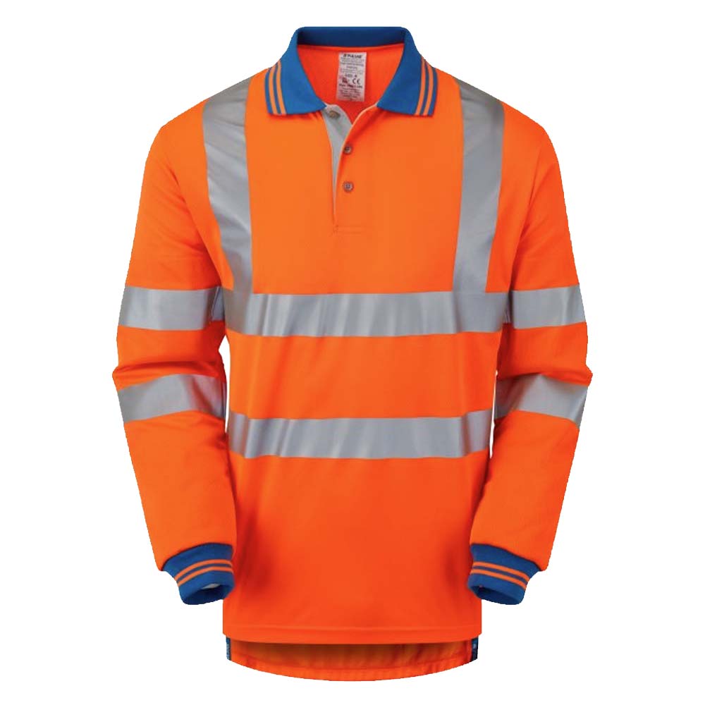 Pulsar Hi Vis Cut Resistant Polo Shirt Orange Level C Protection