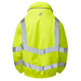 Pulsar Protect Padded Bomber Jacket Yellow or Orange Hi Vis Waterproof Railspec