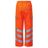 Pulsar Protect Hi Vis Waterproof Over Trousers Orange Railway Safety