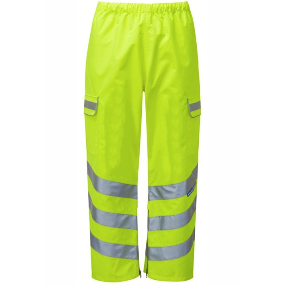 Pulsar Protect Hi Vis Waterproof Over Trousers Orange Railway Safety