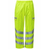 Pulsar Protect Hi Vis Waterproof Over Trousers Orange Railway Safety