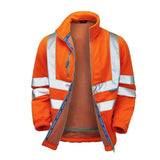 Pulsar Protect Hi Vis Interactive Fleece Jacket Orange Railway Approved