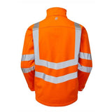 Pulsar Protect Hi Vis Softshell Jacket Orange Interactive Rail Spec