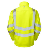 Pulsar Protect Hi Vis Softshell Jacket Orange Interactive Rail Spec