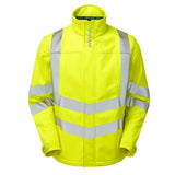 Pulsar Protect Hi Vis Softshell Jacket Orange Interactive Rail Spec
