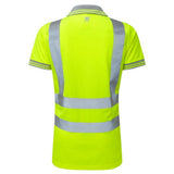 Pulsar Protect Women's Hi Vis Orange Polo Shirt RIS-3279-TOM Railway
