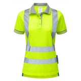 Pulsar Protect Women's Hi Vis Orange Polo Shirt RIS-3279-TOM Railway