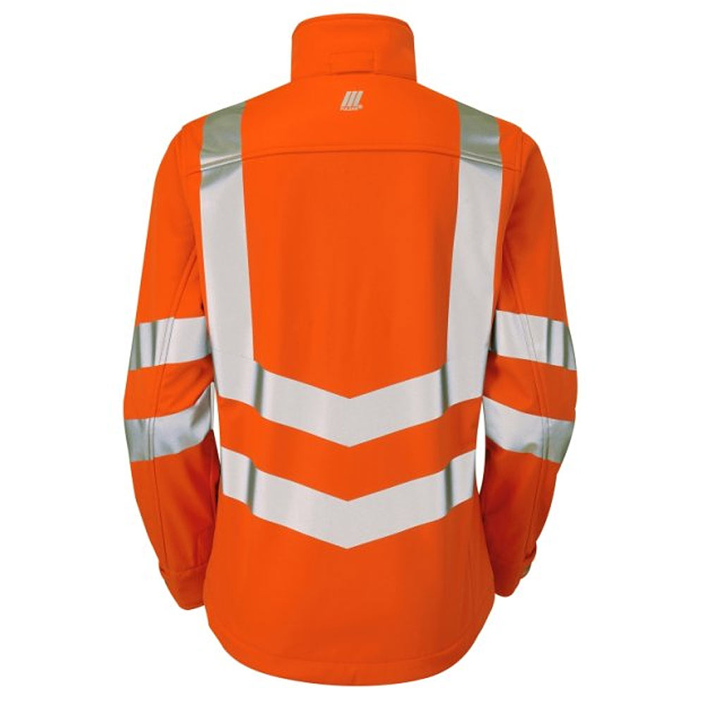 Pulsar Protect Women's Hi Vis Softshell Jacket Orange Windproof Work Jacket