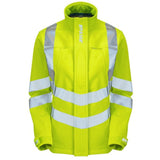 Pulsar Protect Women's Hi Vis Softshell Jacket Orange Windproof Work Jacket