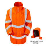 Pulsar Electric ARC Hood Orange Hi-Vis Storm Coat Protection