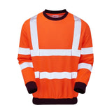 Pulsar Protect FR Arc Sweatshirt Orange High Vis Flame Resistant
