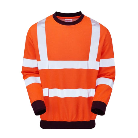 Pulsar Protect FR Arc Sweatshirt Orange High Vis Flame Resistant