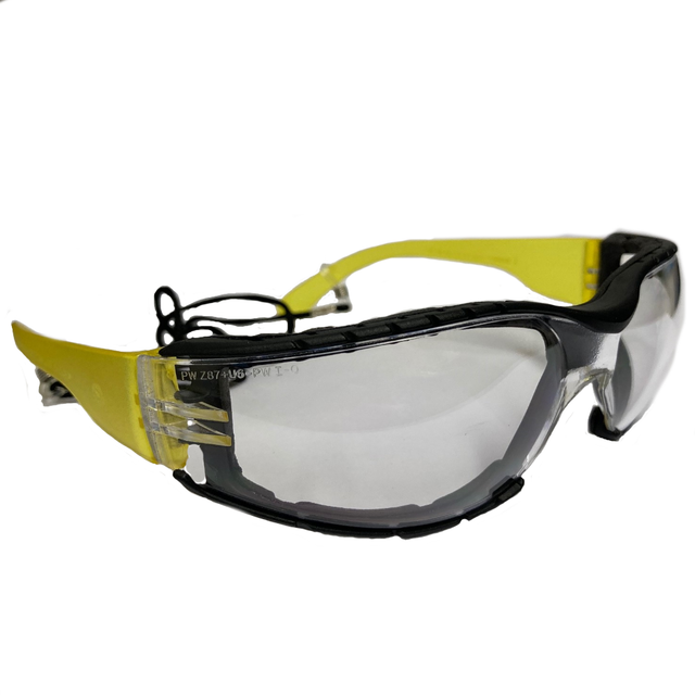 Foam Seal Anti Fog / Scratch Wraparound Glasses + Cord