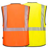 Portwest PW3 Hi Vis Executive Vest Yellow Orange 7 Pocket