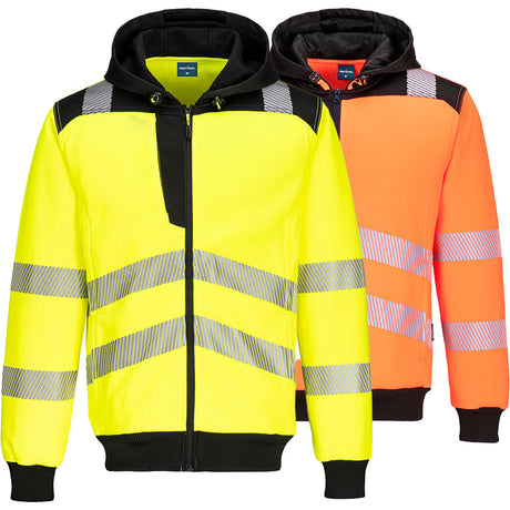 Portwest PW3 Hi Vis Hoodie Unisex Safety Workwear