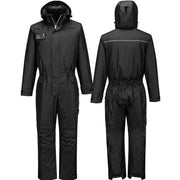 Portwest Black Waterproof Winter Thermal Coverall