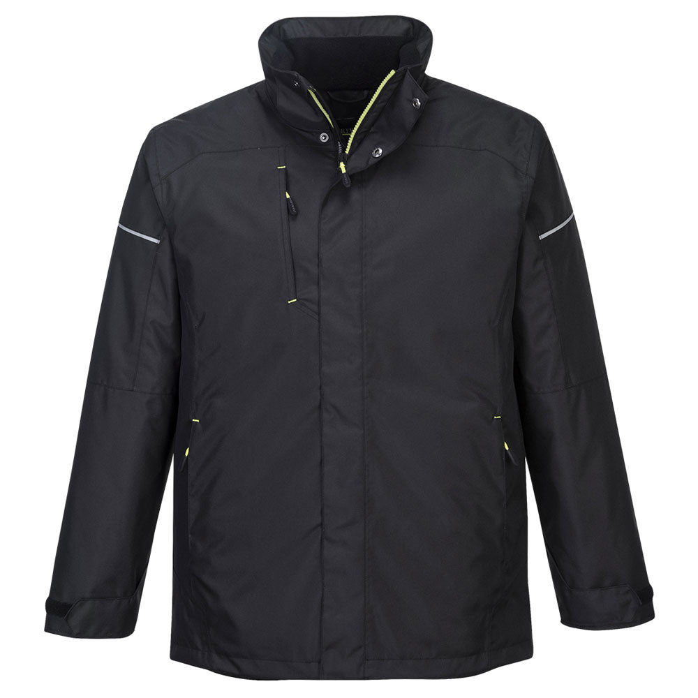 PU Coated Black Water Resistant PW3 Winter Jacket