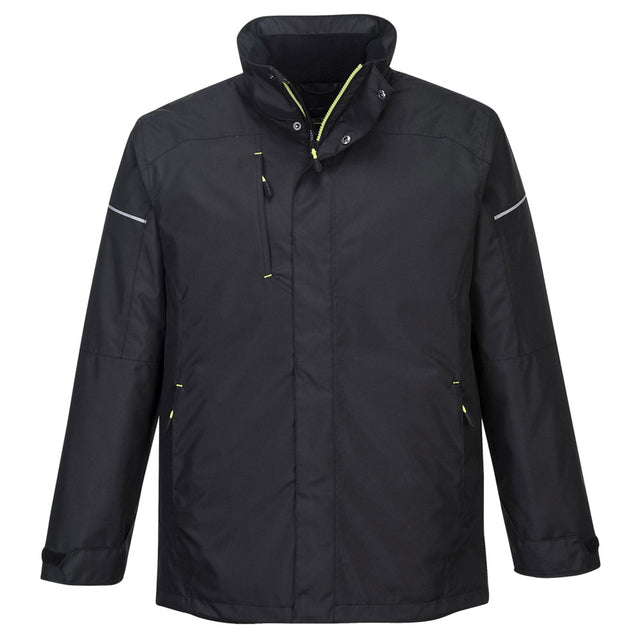 PU Coated Black Water Resistant PW3 Winter Jacket