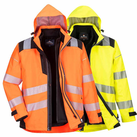 PW3 Hi-Vis 3-in-1 Jacket