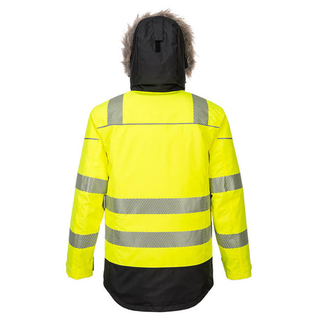 Portwest PW369 Hi Vis Winter Parka Jacket Waterproof Thermal Protection