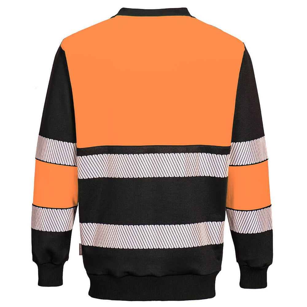 Portwest Hi Vis Sweatshirt Class 1 PW3 Reflective Work Sweatshirt