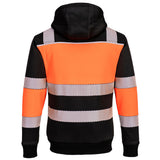 Portwest Hi Vis Hoodie Fleece Lined Winter Workwear