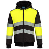Portwest Hi Vis Hoodie Fleece Lined Winter Workwear