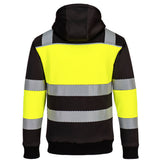 Portwest Hi Vis Hoodie Fleece Lined Winter Workwear
