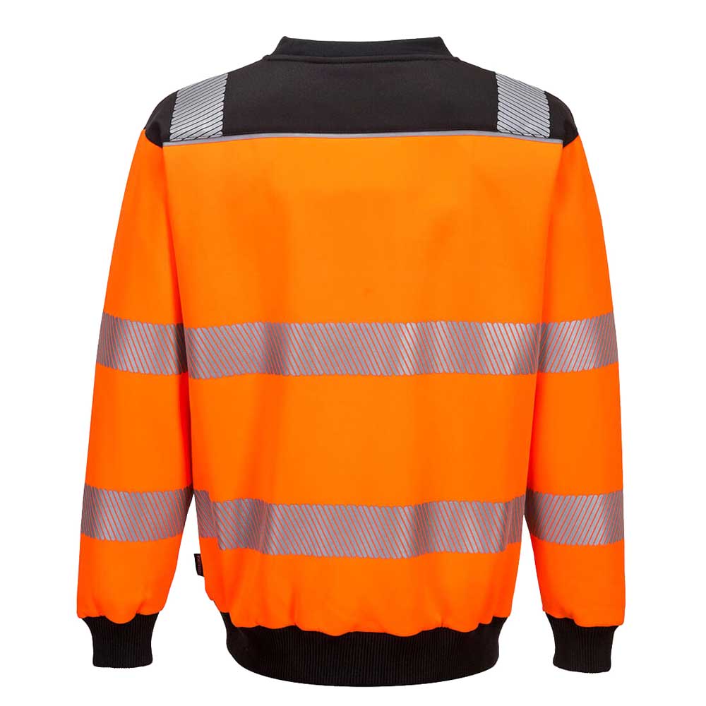 Portwest Hi Vis Sweatshirt PW3 EN ISO 20471 Class 3 Crew Neck
