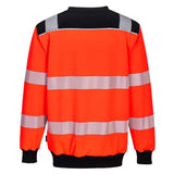 Portwest Hi Vis Sweatshirt PW3 EN ISO 20471 Class 3 Crew Neck