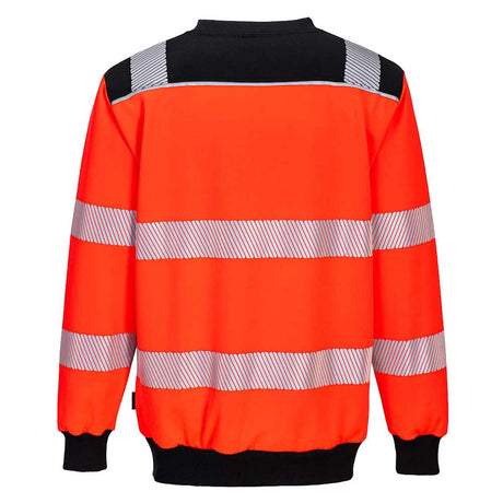 Portwest Hi Vis Sweatshirt PW3 EN ISO 20471 Class 3 Crew Neck