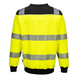 Portwest Hi Vis Sweatshirt PW3 EN ISO 20471 Class 3 Crew Neck
