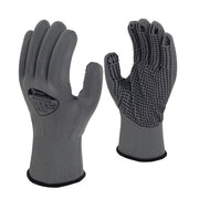 Polyco Matrix D Grip Grey PVC Dot Palm Coated Glove